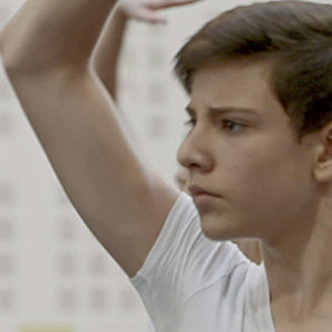 Diego, uno de los seis niños elegidos para el musical Billy Elliot en Madrid