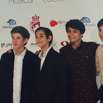 Pau Gimeno, Óscar Pérez, Cristian López y Diego Rey