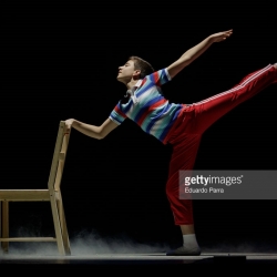 Diego Rey en la presentación para la prensa de Billy Elliot