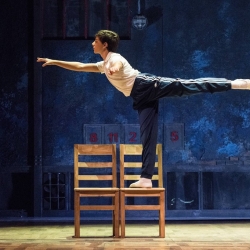 Diego en Billy Elliot El Musical (Foto Javier Naval)